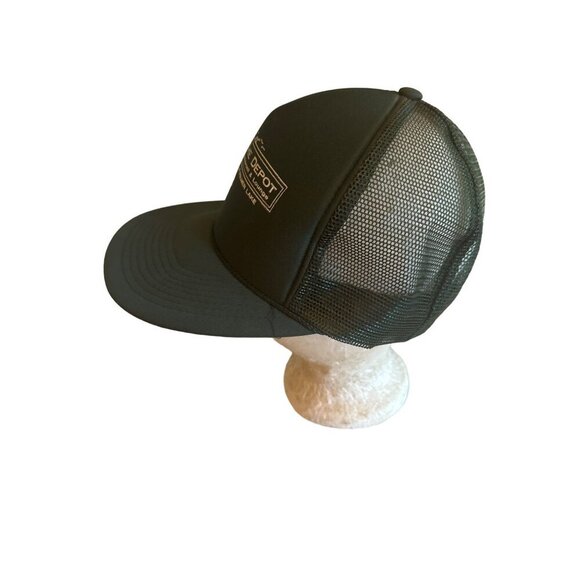 Luna Basics Trucker Hat With The Depot Restaurant & Lounge Logo Mesh Back - Picture 2 of 7